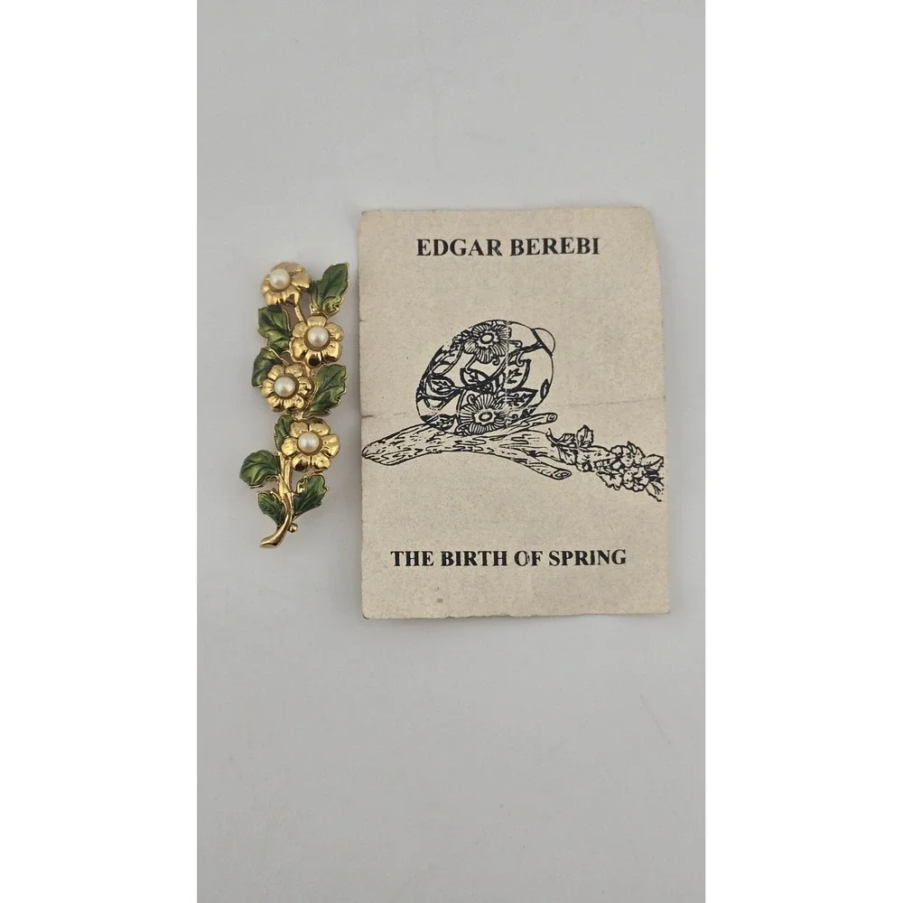 Edgar Berebi Limited Edition Trinket Egg Brooch Set